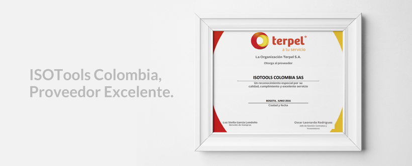 ISOTools Colombia Proveedor Excelente